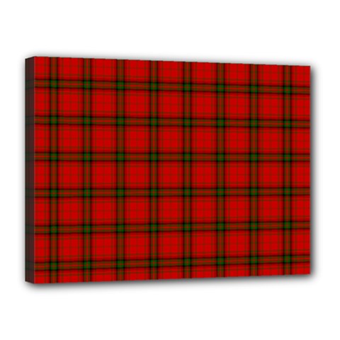 MacDougall Tartan Canvas 16  x 12  (Stretched) from ArtsNow.com