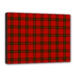 MacDougall Tartan Canvas 16  x 12  (Stretched)