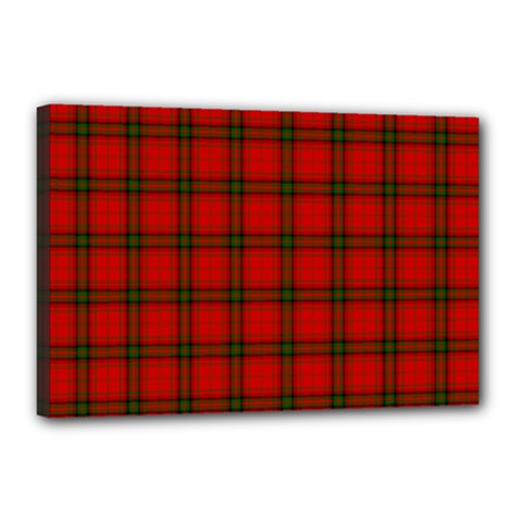 MacDougall Tartan Canvas 18  x 12  (Stretched) from ArtsNow.com