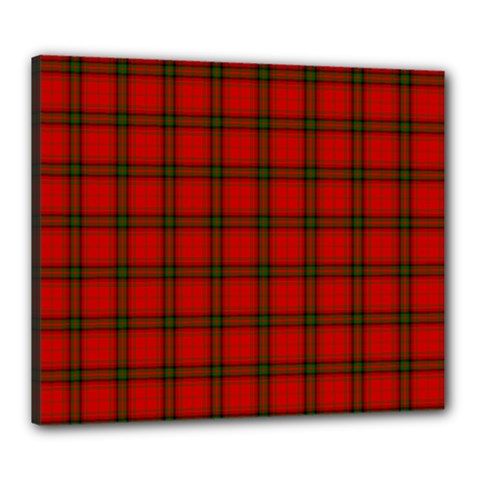 MacDougall Tartan Canvas 24  x 20  (Stretched) from ArtsNow.com