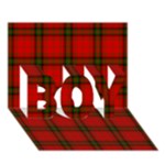 MacDougall Tartan BOY 3D Greeting Card (7x5)