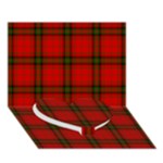 MacDougall Tartan Heart Bottom 3D Greeting Card (7x5)
