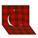 MacDougall Tartan Circle 3D Greeting Card (7x5)