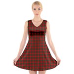 MacDuff Tartan V-Neck Sleeveless Dress