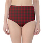 MacDuff Tartan High-Waist Bikini Bottoms