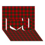 MacDuff Tartan I Love You 3D Greeting Card (7x5)