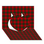 MacDuff Tartan Heart 3D Greeting Card (7x5)