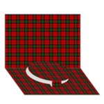 MacDuff Tartan Circle Bottom 3D Greeting Card (7x5)