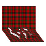 MacDuff Tartan LOVE Bottom 3D Greeting Card (7x5)