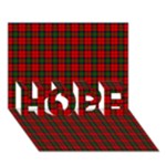 MacDuff Tartan HOPE 3D Greeting Card (7x5)