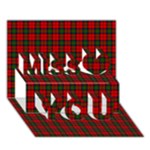 MacDuff Tartan Miss You 3D Greeting Card (7x5)