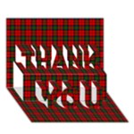MacDuff Tartan THANK YOU 3D Greeting Card (7x5)