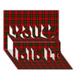 MacDuff Tartan You Did It 3D Greeting Card (7x5)