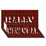 MacDuff Tartan Happy New Year 3D Greeting Card (8x4)