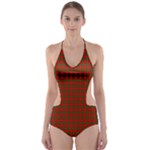 MacGregor Tartan Cut-Out One Piece Swimsuit