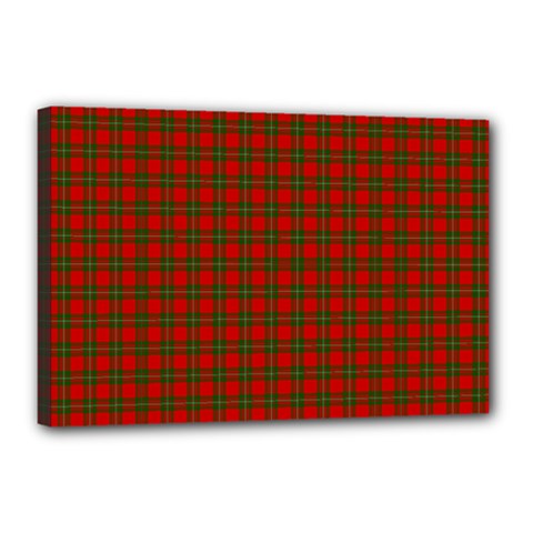 MacGregor Tartan Canvas 18  x 12  (Stretched) from ArtsNow.com