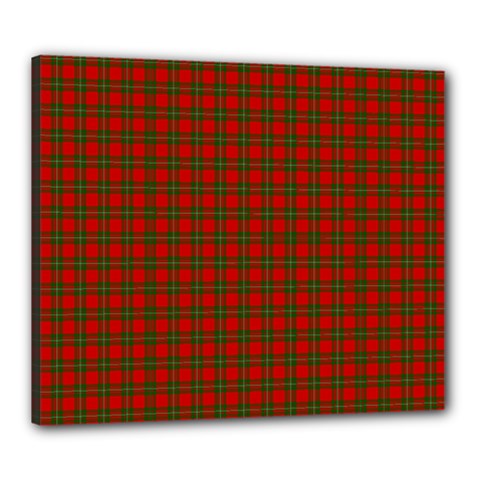 MacGregor Tartan Canvas 24  x 20  (Stretched) from ArtsNow.com