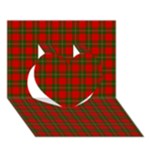 MacGregor Tartan Heart 3D Greeting Card (7x5)