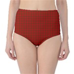 MacNab Tartan High-Waist Bikini Bottoms