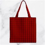 MacNab Tartan Zipper Grocery Tote Bag
