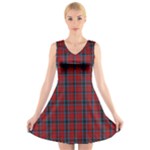 MacTavish Tartan V-Neck Sleeveless Dress