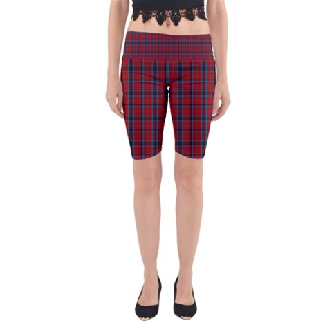 MacTavish Tartan Yoga Cropped Leggings from ArtsNow.com