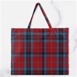 MacTavish Tartan Zipper Large Tote Bag