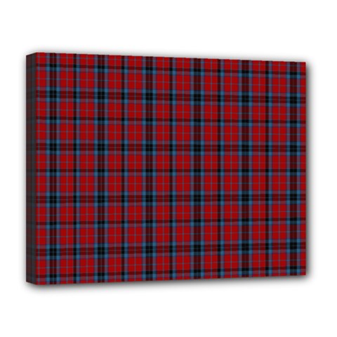 MacTavish Tartan Canvas 14  x 11  (Stretched) from ArtsNow.com