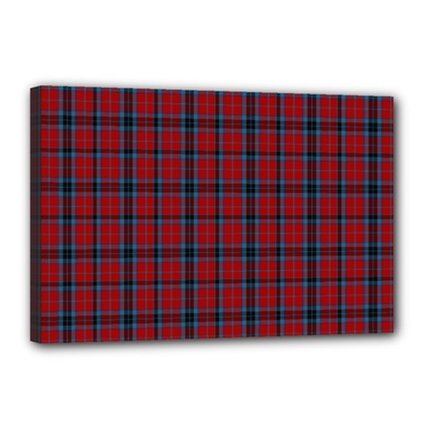 MacTavish Tartan Canvas 18  x 12  (Stretched) from ArtsNow.com
