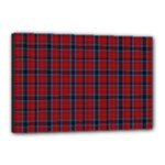 MacTavish Tartan Canvas 18  x 12  (Stretched)
