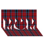 MacTavish Tartan MOM 3D Greeting Card (8x4)