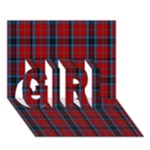 MacTavish Tartan GIRL 3D Greeting Card (7x5)