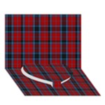 MacTavish Tartan Heart Bottom 3D Greeting Card (7x5)