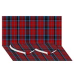 MacTavish Tartan Twin Heart Bottom 3D Greeting Card (8x4)