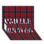 MacTavish Tartan YOU ARE INVITED 3D Greeting Card (7x5)