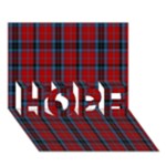 MacTavish Tartan HOPE 3D Greeting Card (7x5)