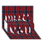 MacTavish Tartan Miss You 3D Greeting Card (7x5)
