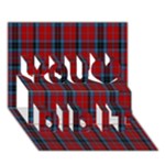 MacTavish Tartan You Did It 3D Greeting Card (7x5)