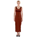 Maxwell Tartan Fitted Maxi Dress