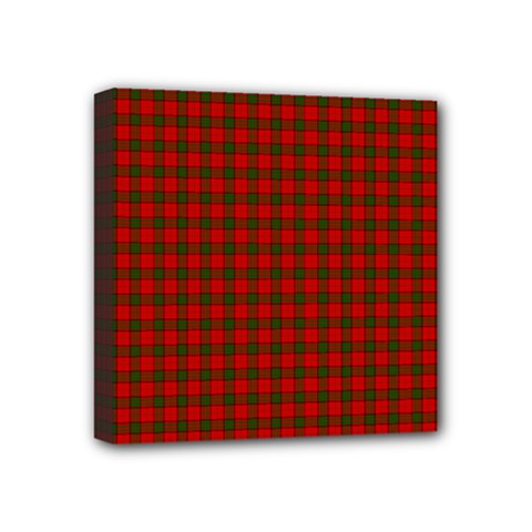 Maxwell Tartan Mini Canvas 4  x 4  (Stretched) from ArtsNow.com