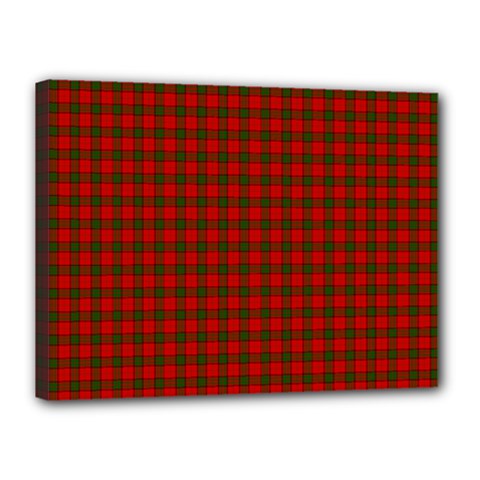Maxwell Tartan Canvas 16  x 12  (Stretched) from ArtsNow.com