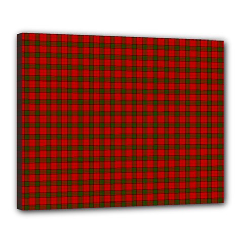 Maxwell Tartan Canvas 20  x 16  (Stretched) from ArtsNow.com