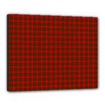 Maxwell Tartan Canvas 20  x 16  (Stretched)