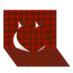 Maxwell Tartan Heart 3D Greeting Card (7x5)