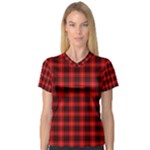 Munro Tartan Women s V-Neck Sport Mesh Tee