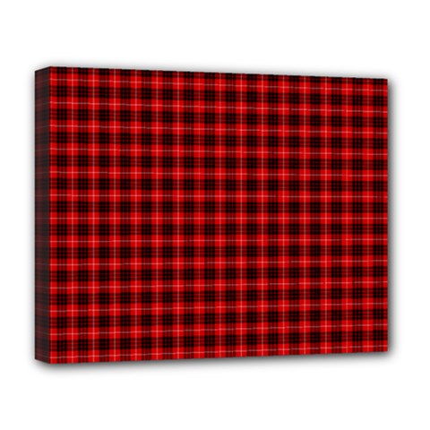 Munro Tartan Deluxe Canvas 20  x 16  (Stretched) from ArtsNow.com