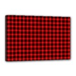 Munro Tartan Canvas 18  x 12  (Stretched)