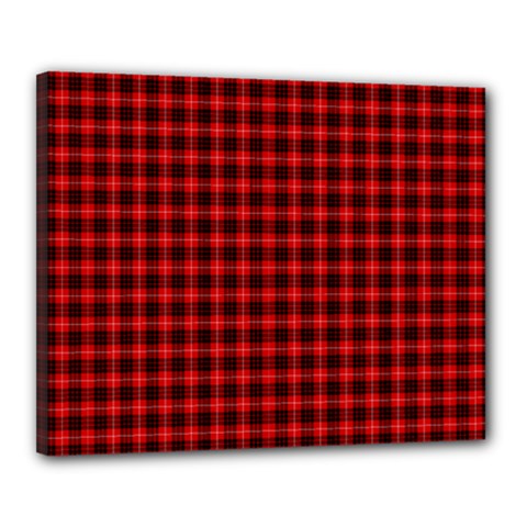 Munro Tartan Canvas 20  x 16  (Stretched) from ArtsNow.com