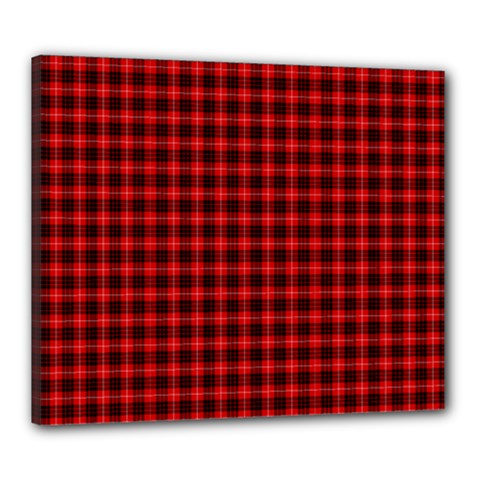 Munro Tartan Canvas 24  x 20  (Stretched) from ArtsNow.com