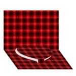 Munro Tartan Heart Bottom 3D Greeting Card (7x5)